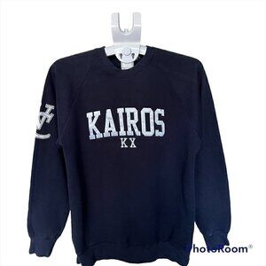 𝅺KAIROS KX Sweatshirt Navy Blue Crewneck Sweatshirt. Size Large.